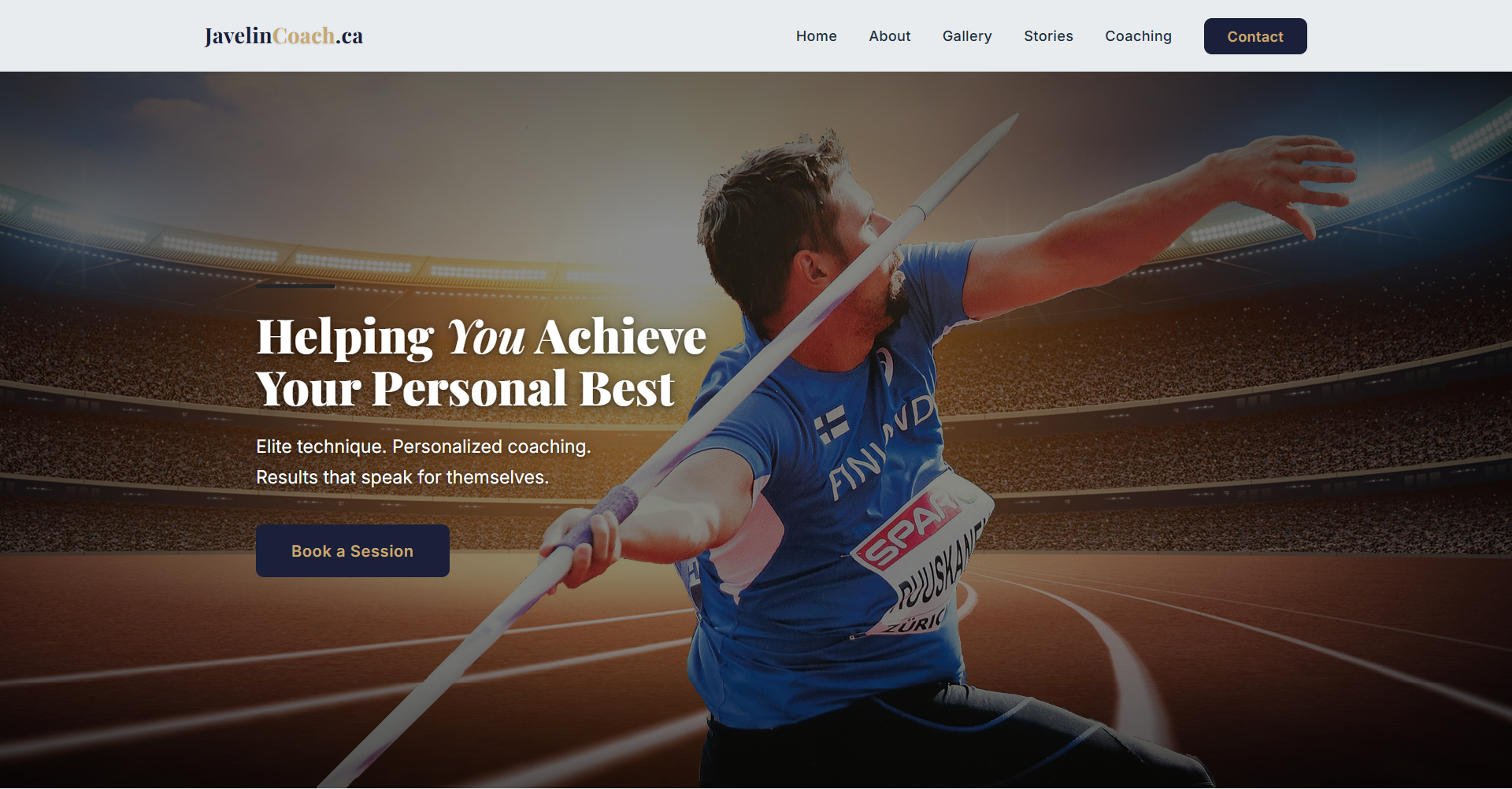 Screenshot – Javelin Coach