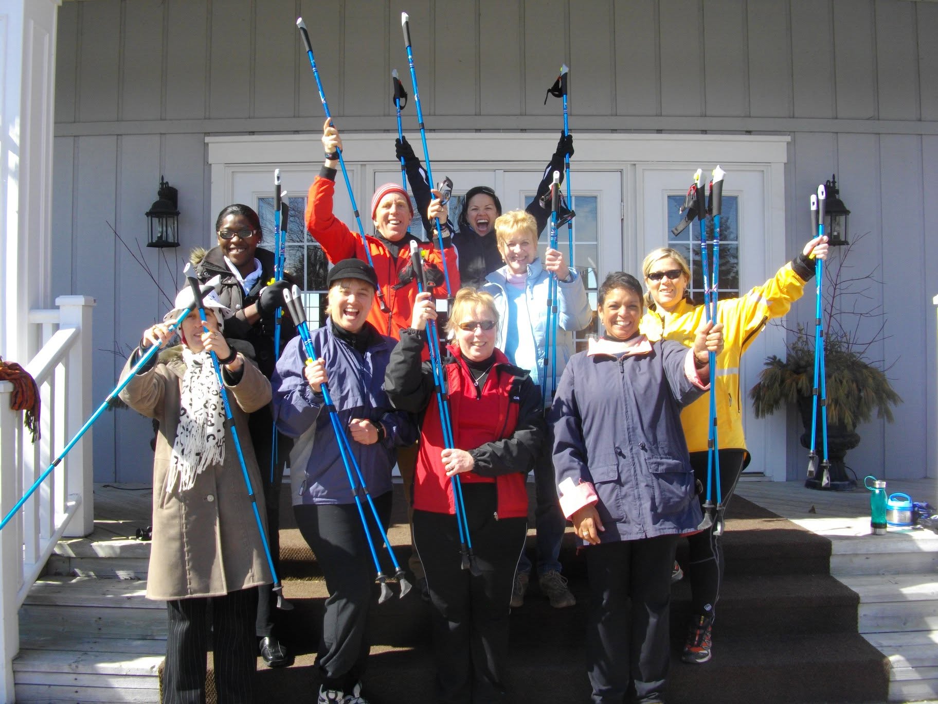 Atlantic View School Nordic Pole Walkers
