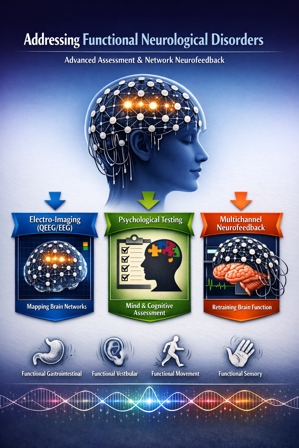Applied Psychology Centre functional neurological disorders infographic