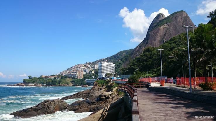 Orla do Rio de Janeiro com Dois Irmãos