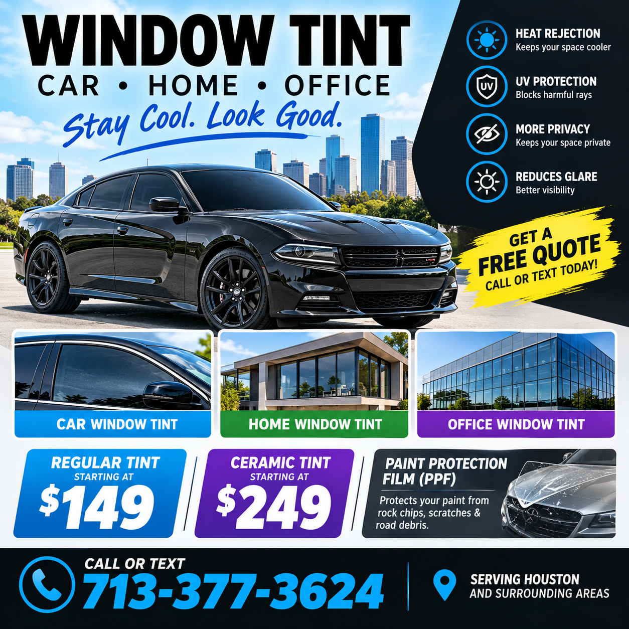 Elegance Window Tinting work