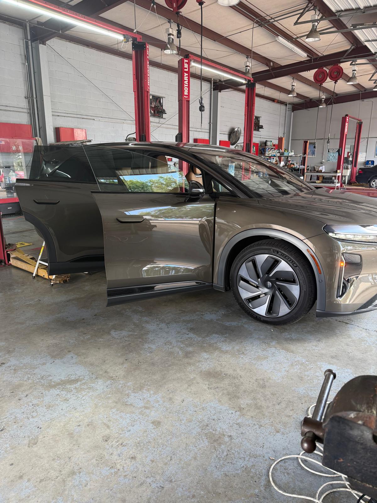 Sedan with ceramic window tint in Houston