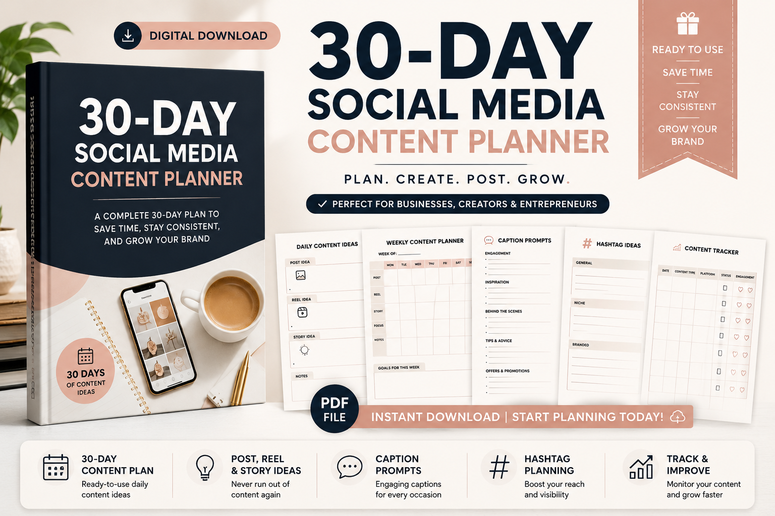 30-Day Social Media Content Planner