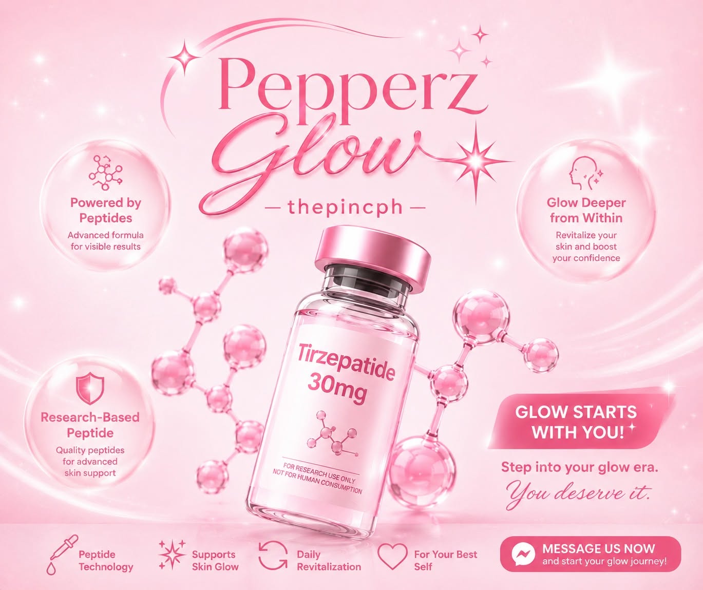 PepperzGlow Tirzepatide 30mg Product