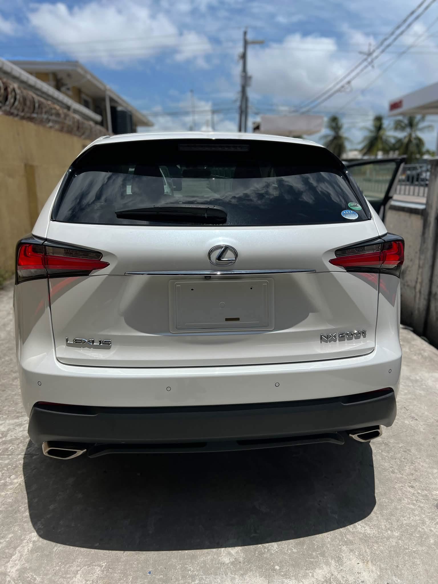 2015 Lexus NX200T Pearl White — additional exterior view showing clean body lines