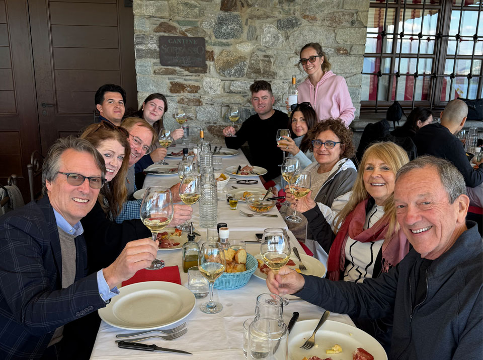 Inner Circle members enjoying a wine experience