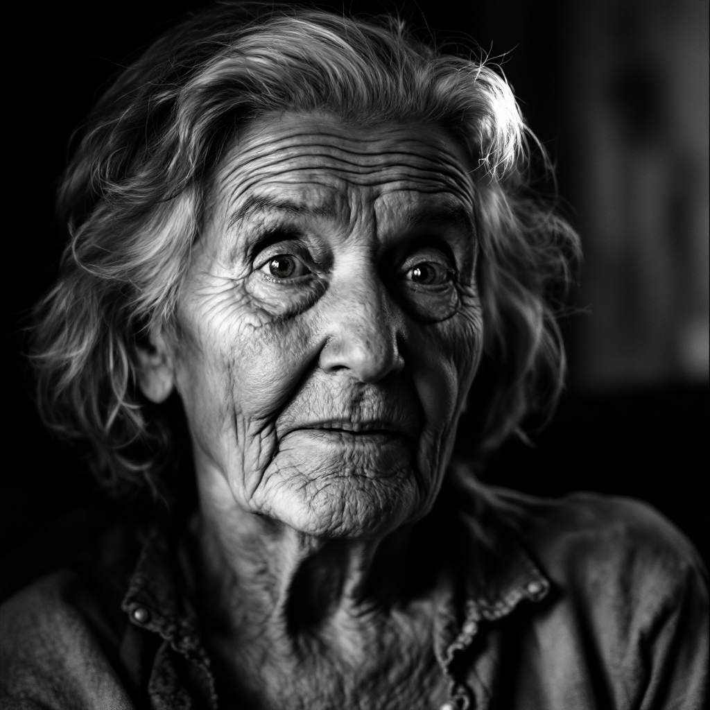 Elderly woman portrait