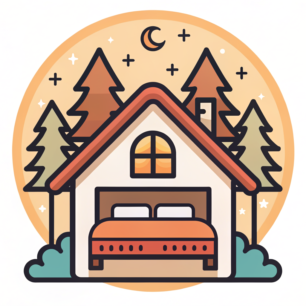 Room accommodation icon