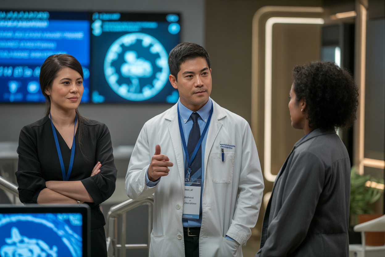 Healthcare professionals and technologists gathered at the Neotree event, collaborating to improve neonatal care through digital innovation