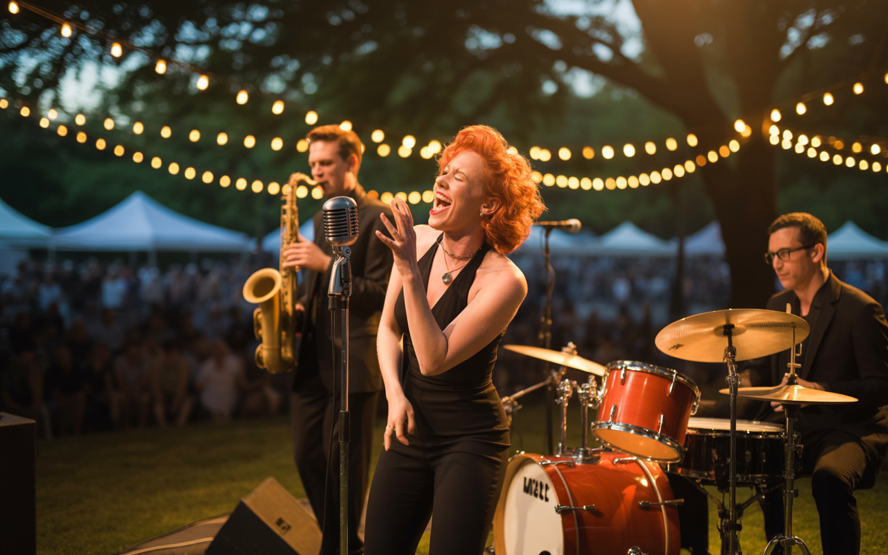 Live entertainment performance captivating an audience at an event