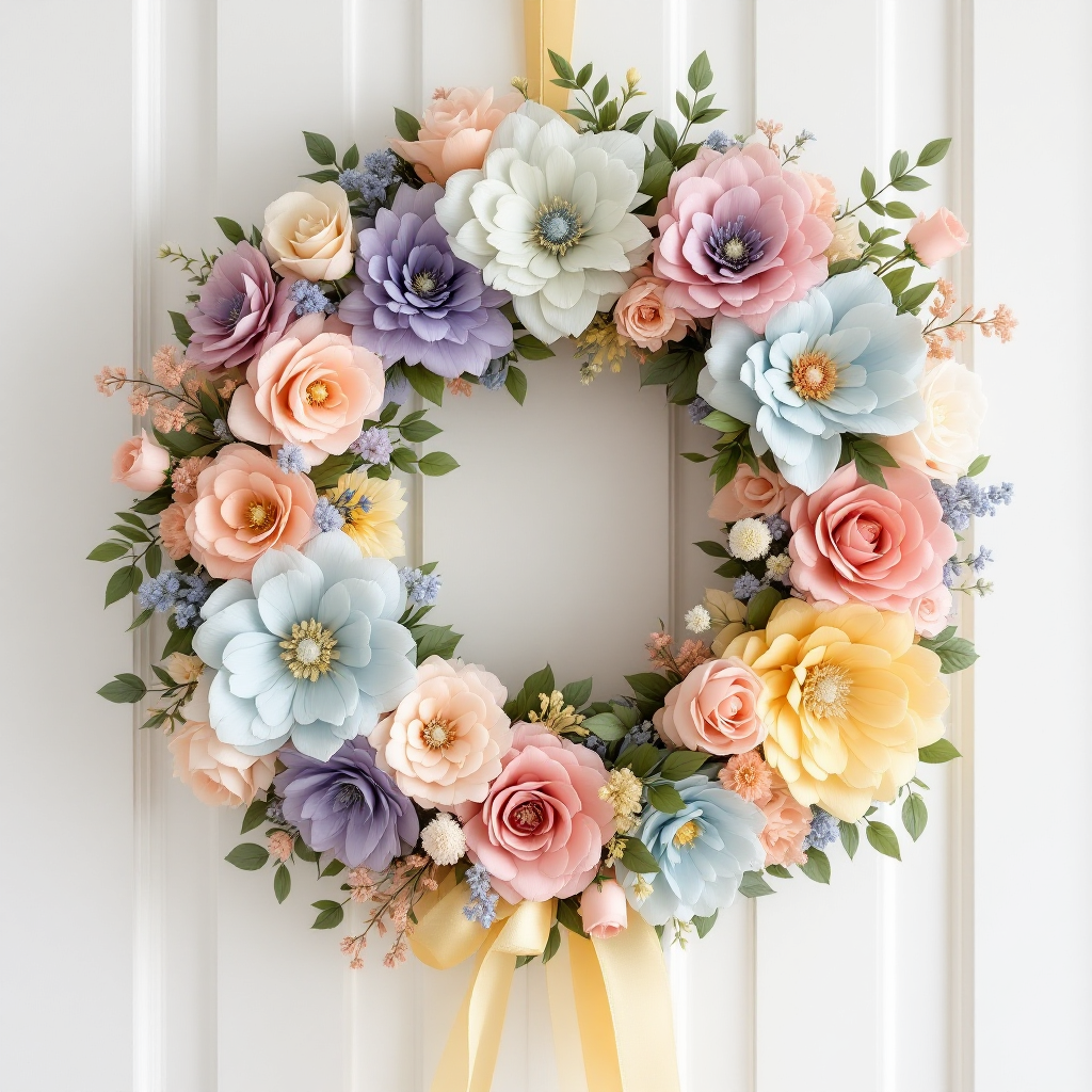 Butterfly Garden Welcome Wreath