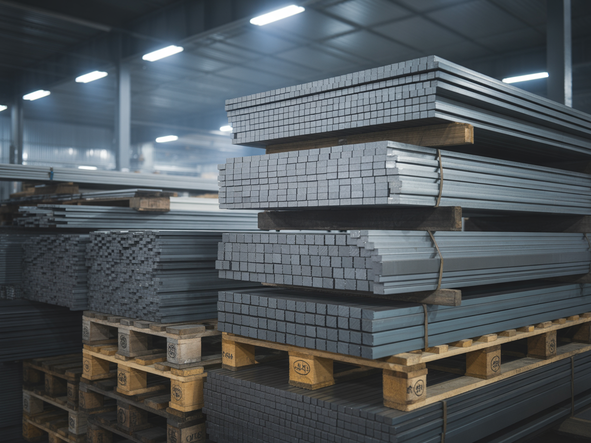 Steel Flats & Bar - Flat steel strips for various applications