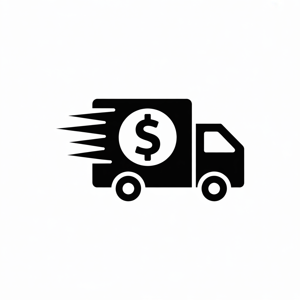 Fast delivery and competitive pricing illustration