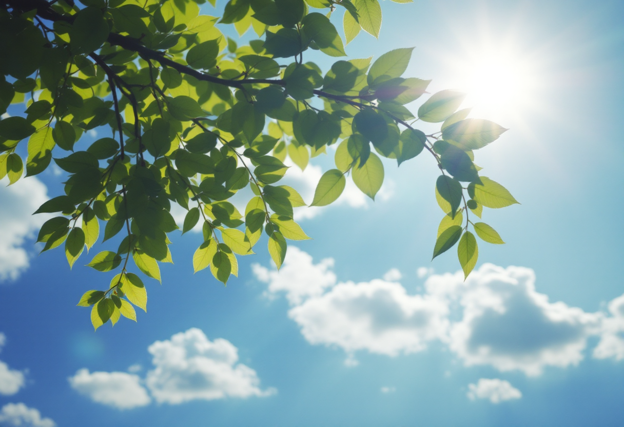 Protect icon — a sun with a protective shield