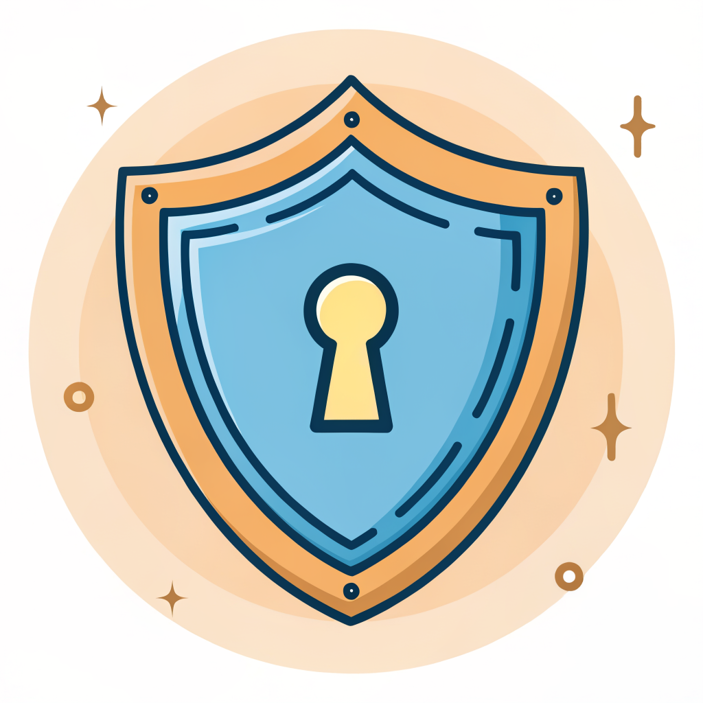 Secure authentication icon