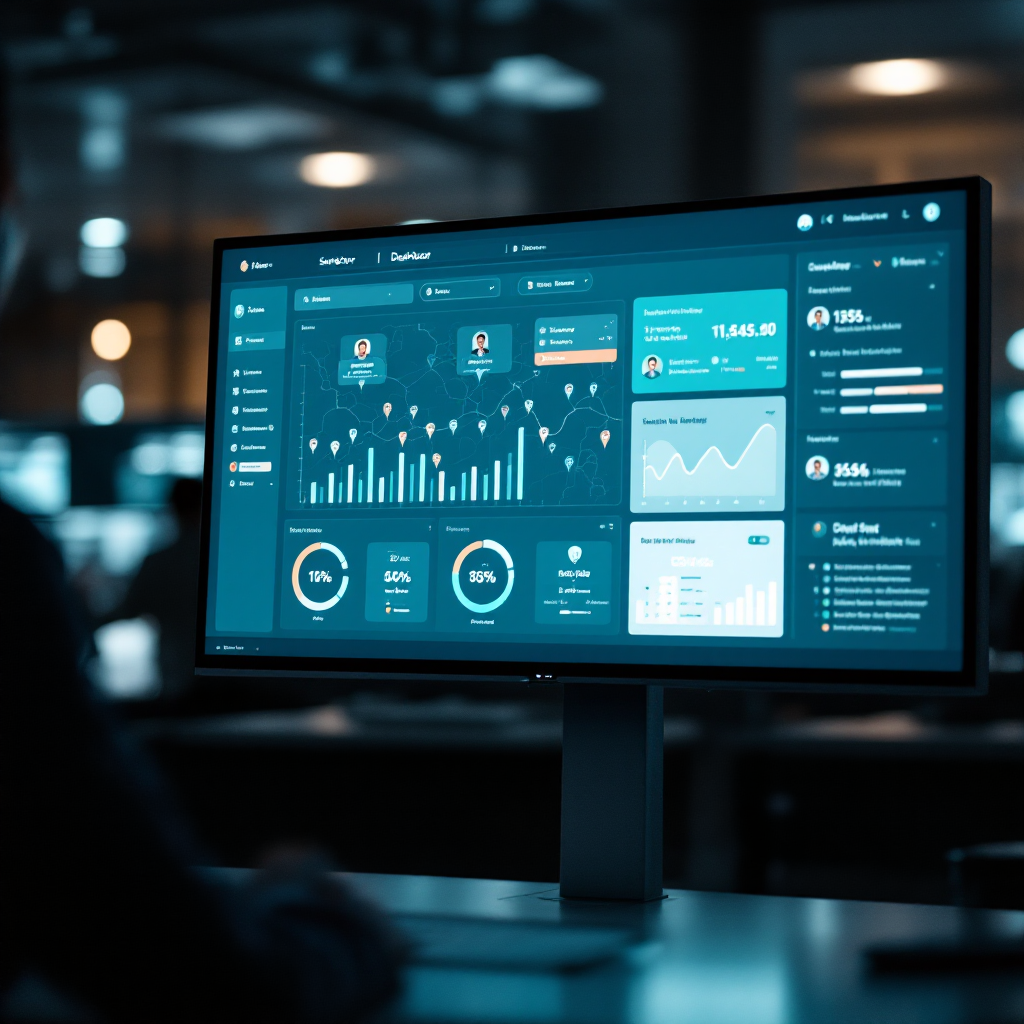 SentrySync supervisor dashboard showing field team visibility