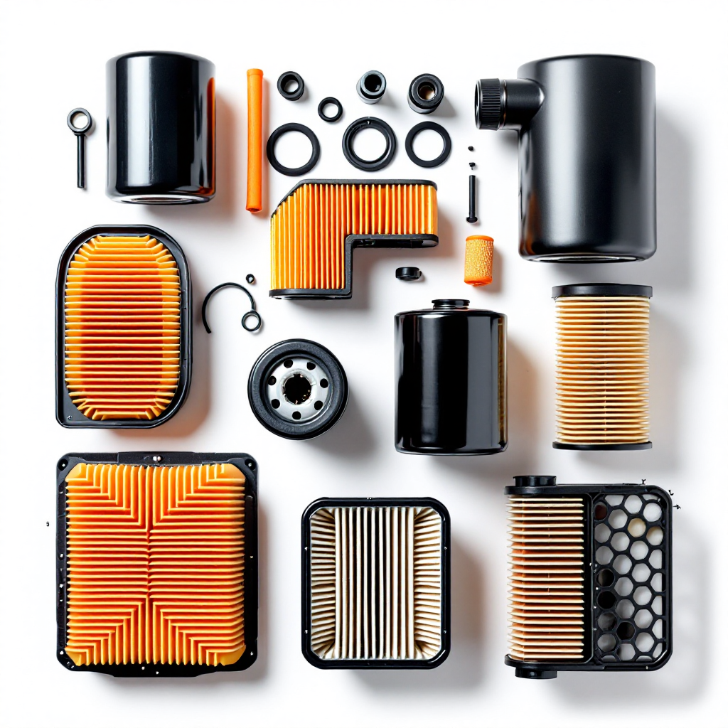 Car oil, air and fuel filters