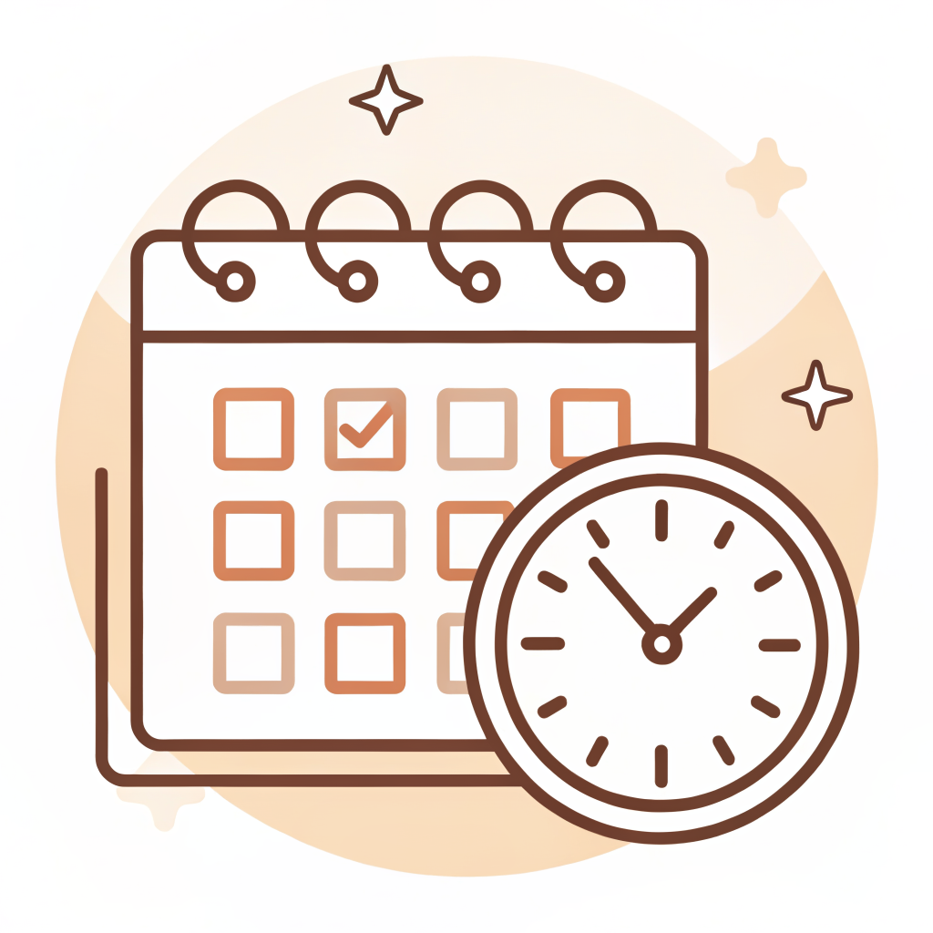 Calendar icon representing booking a consultation