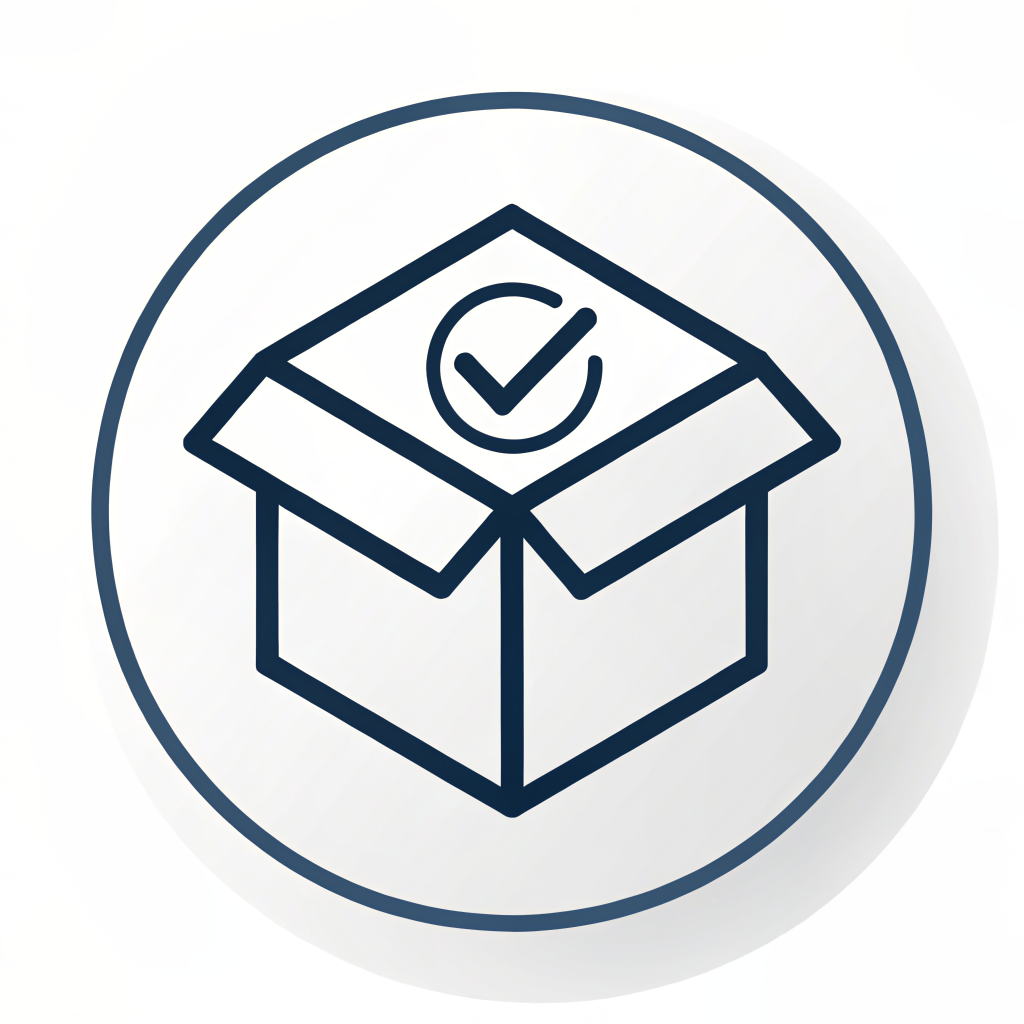 Icon of successful delivery