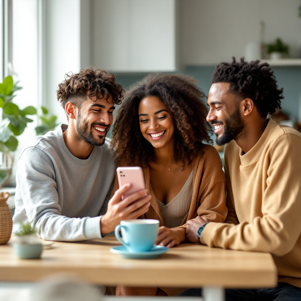 Roommates splitting rent payment