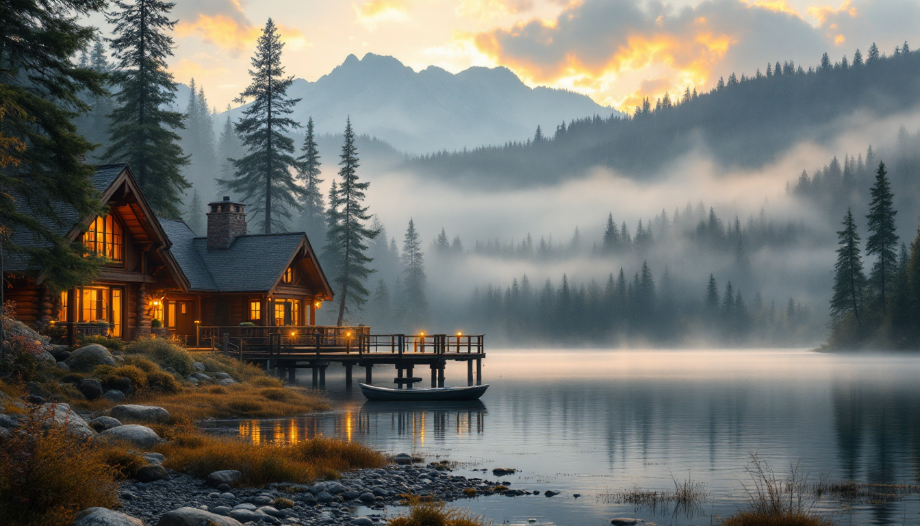 Fishing lodge