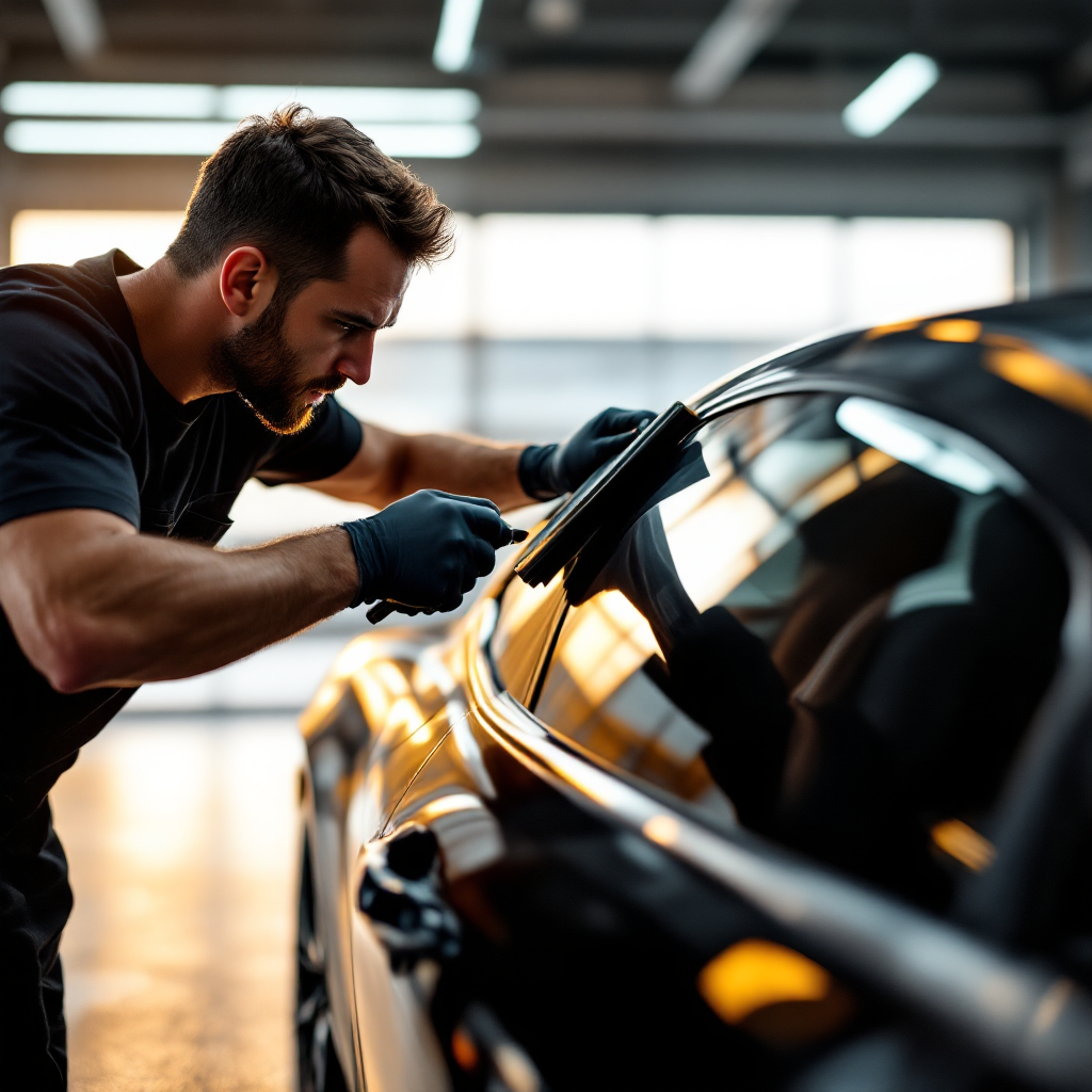 Professional window tinting service in Sharpstown Houston