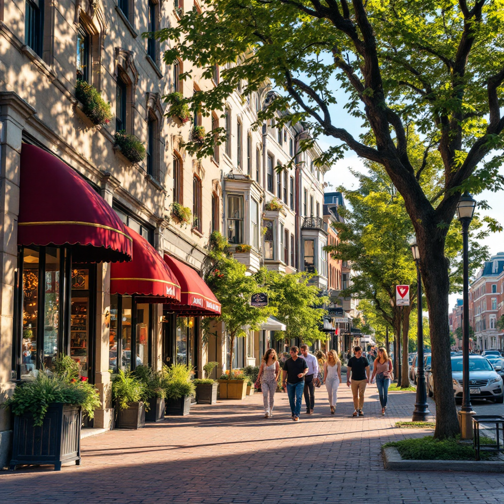 Downtown Kingston Ontario streetscape