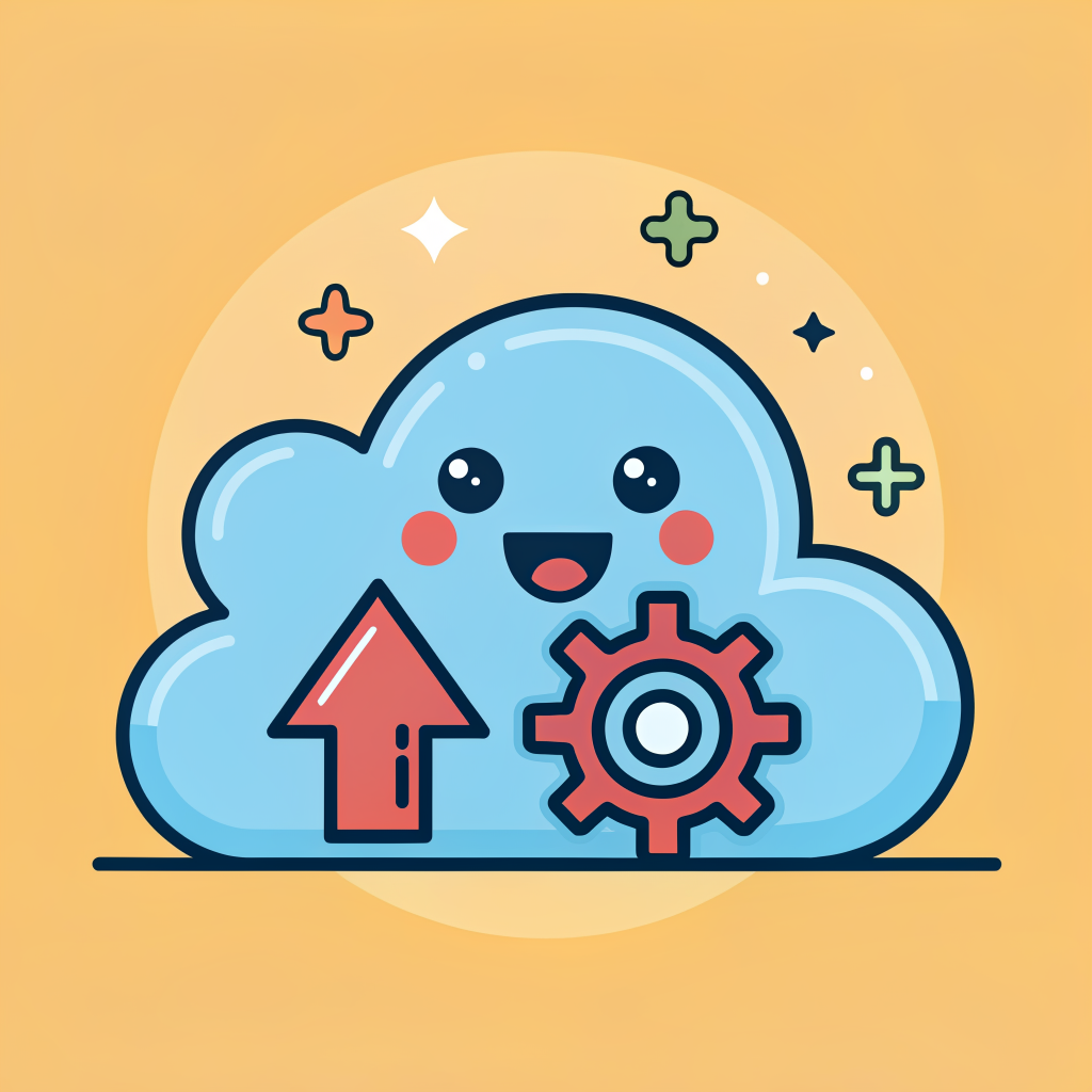 Cloud editing icon