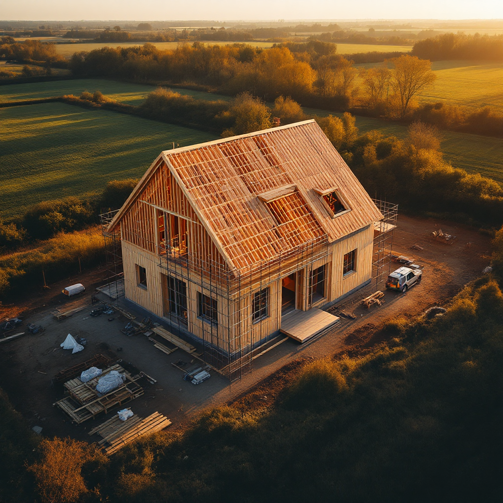 Bouwproject in uitvoering