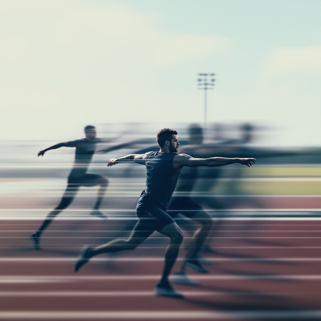 Frame-by-frame javelin technique breakdown