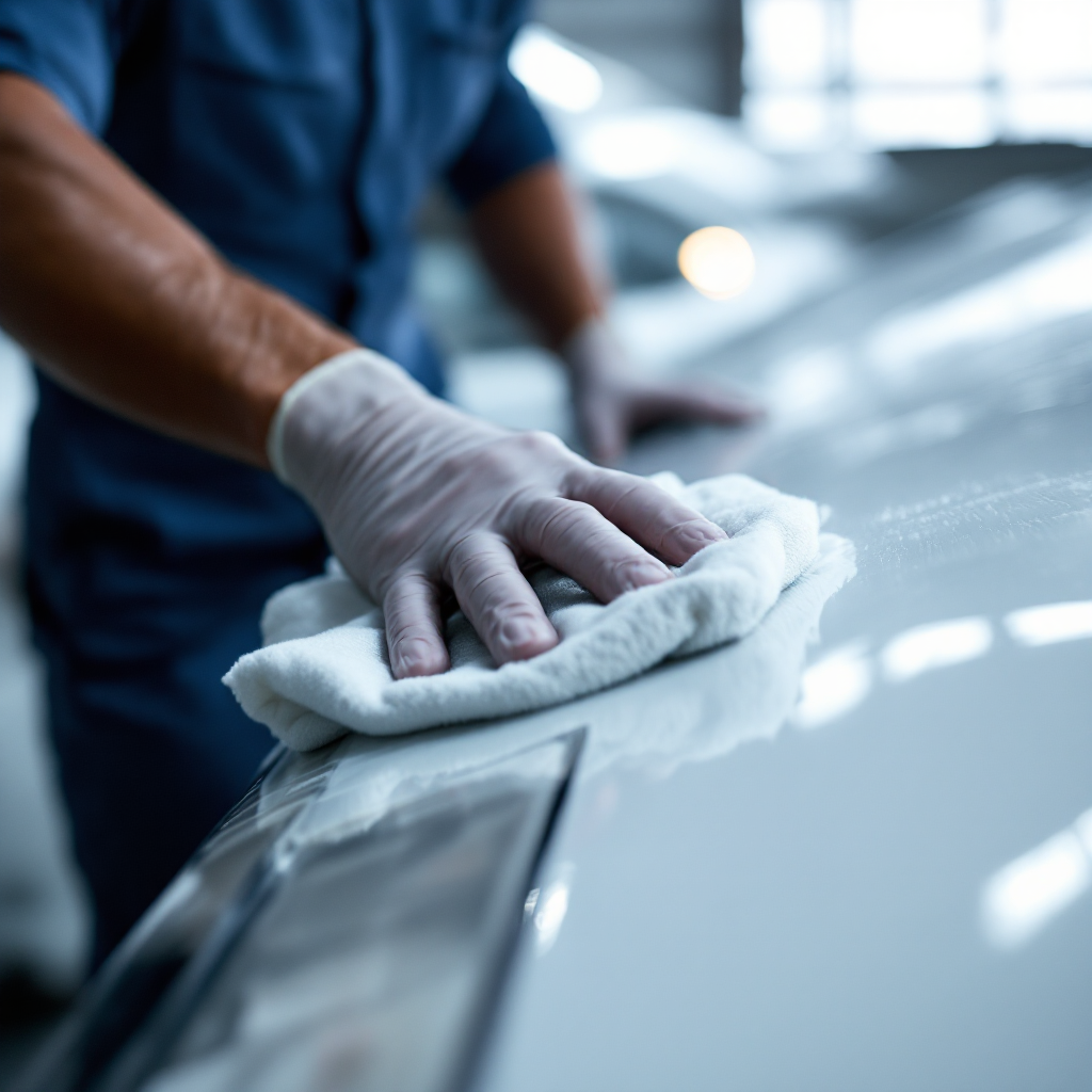 Aircraft detailing and polishing of exterior surfaces