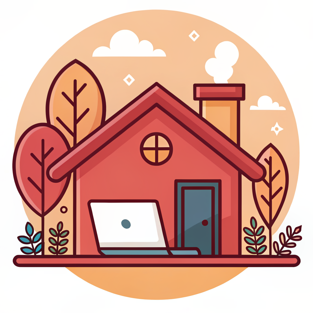 Work from home icon