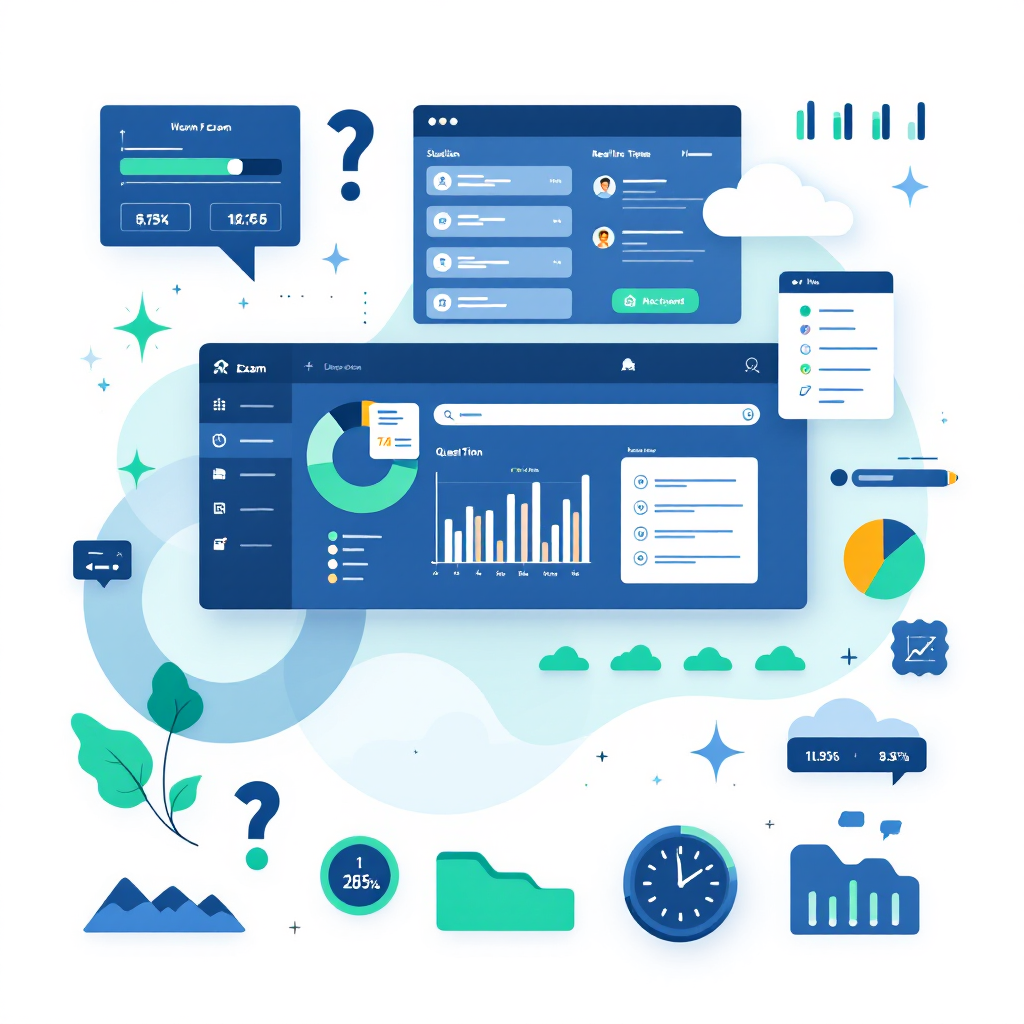 Cloud-based CBT system illustration