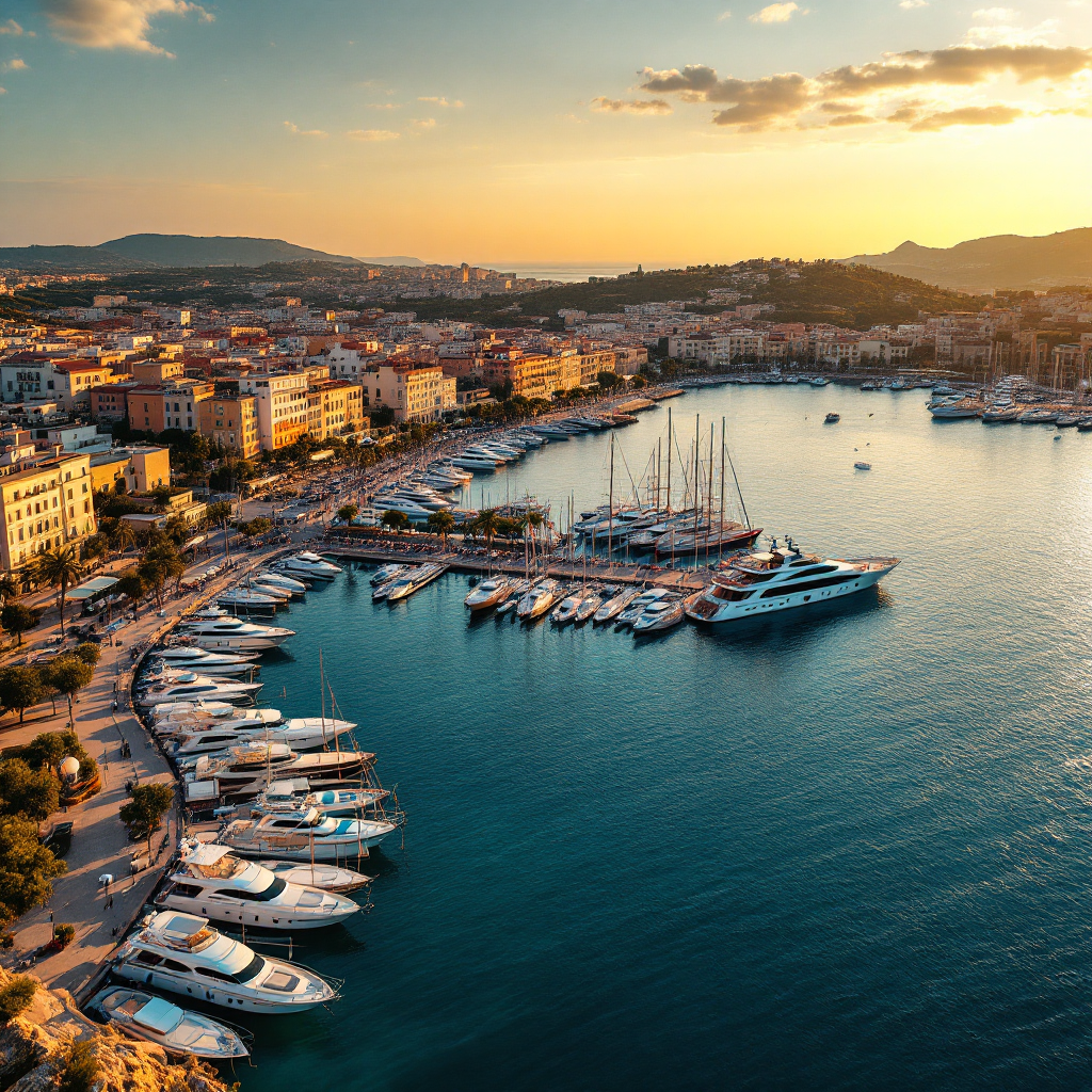 Marina di Manfredonia vista aerea