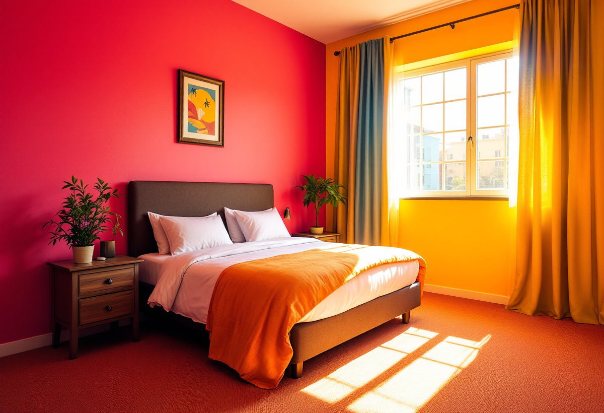 Cozy and clean budget hotel room at Sunrise Budget Hotel in Koramangala with warm lighting