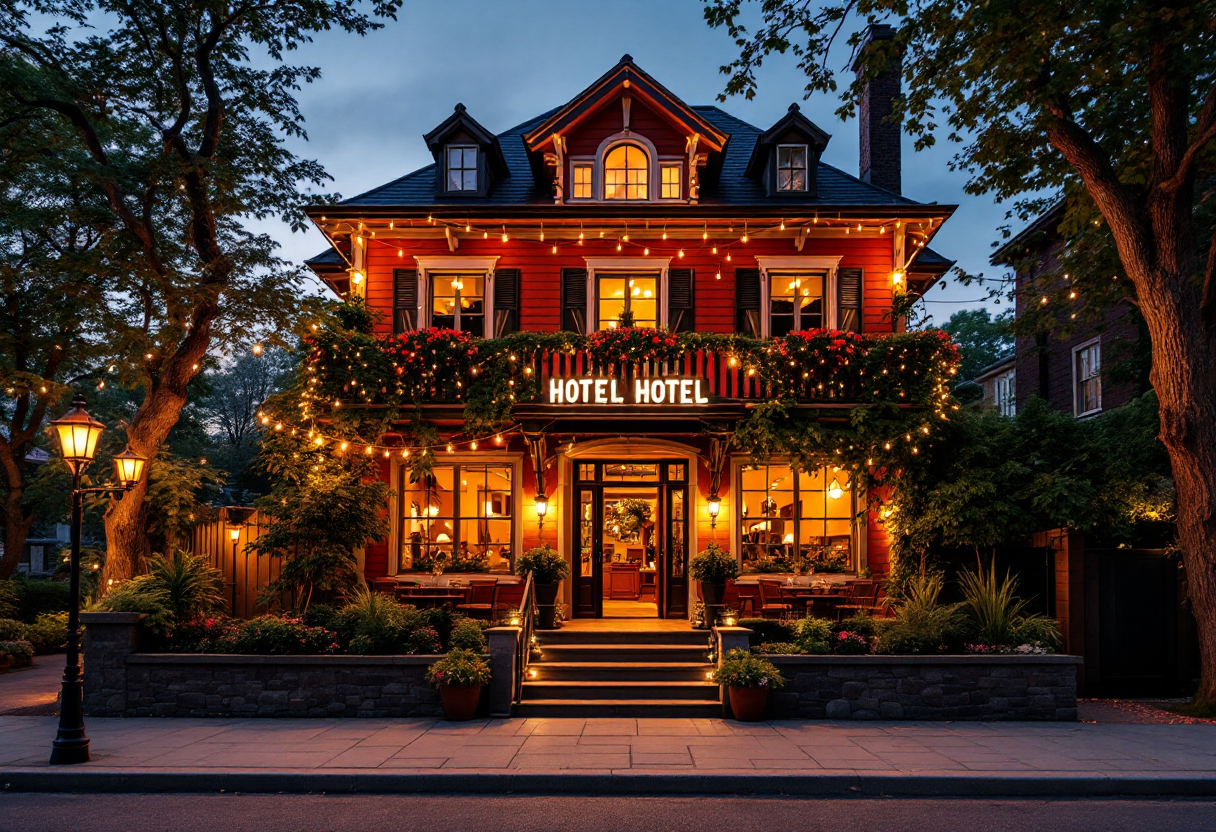 Inviting exterior of CozyStay Inn on MG Road Pune with warm evening lights and a welcoming entrance