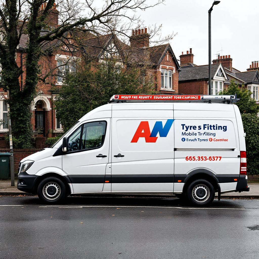 Mobile tyre fitting van
