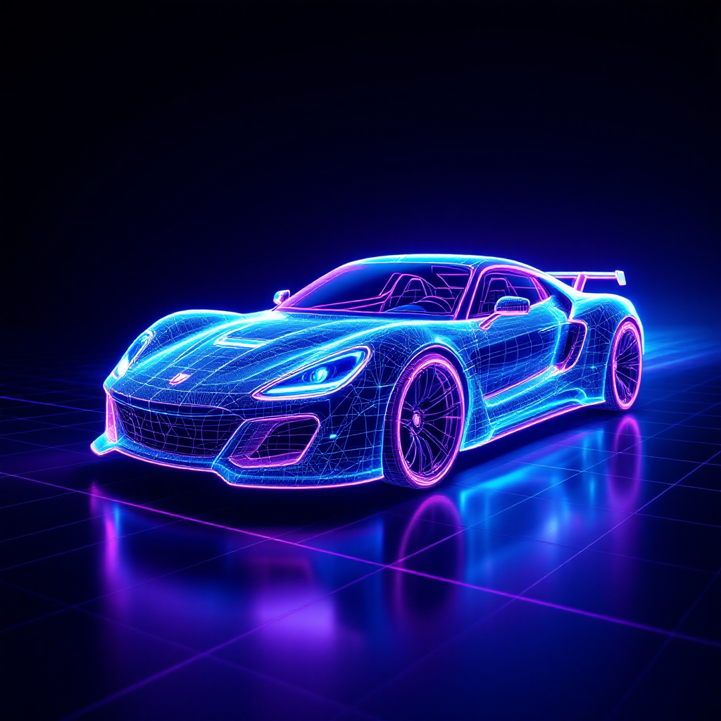 3D модель автомобіля