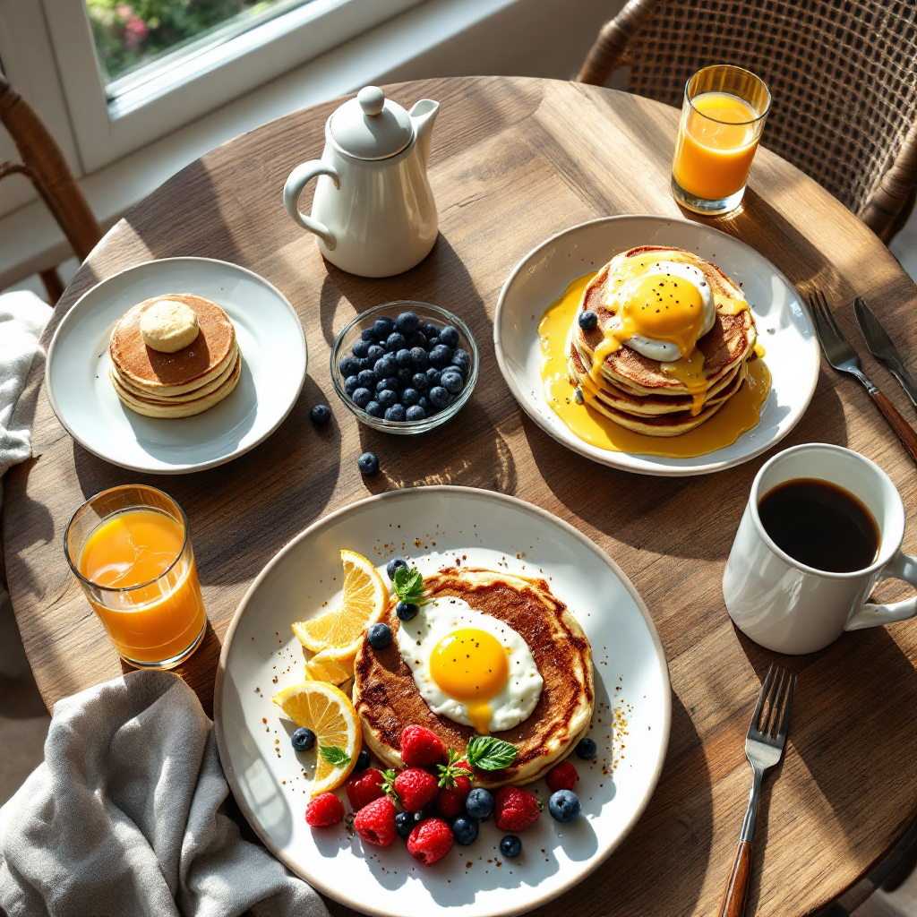 Brunch spread