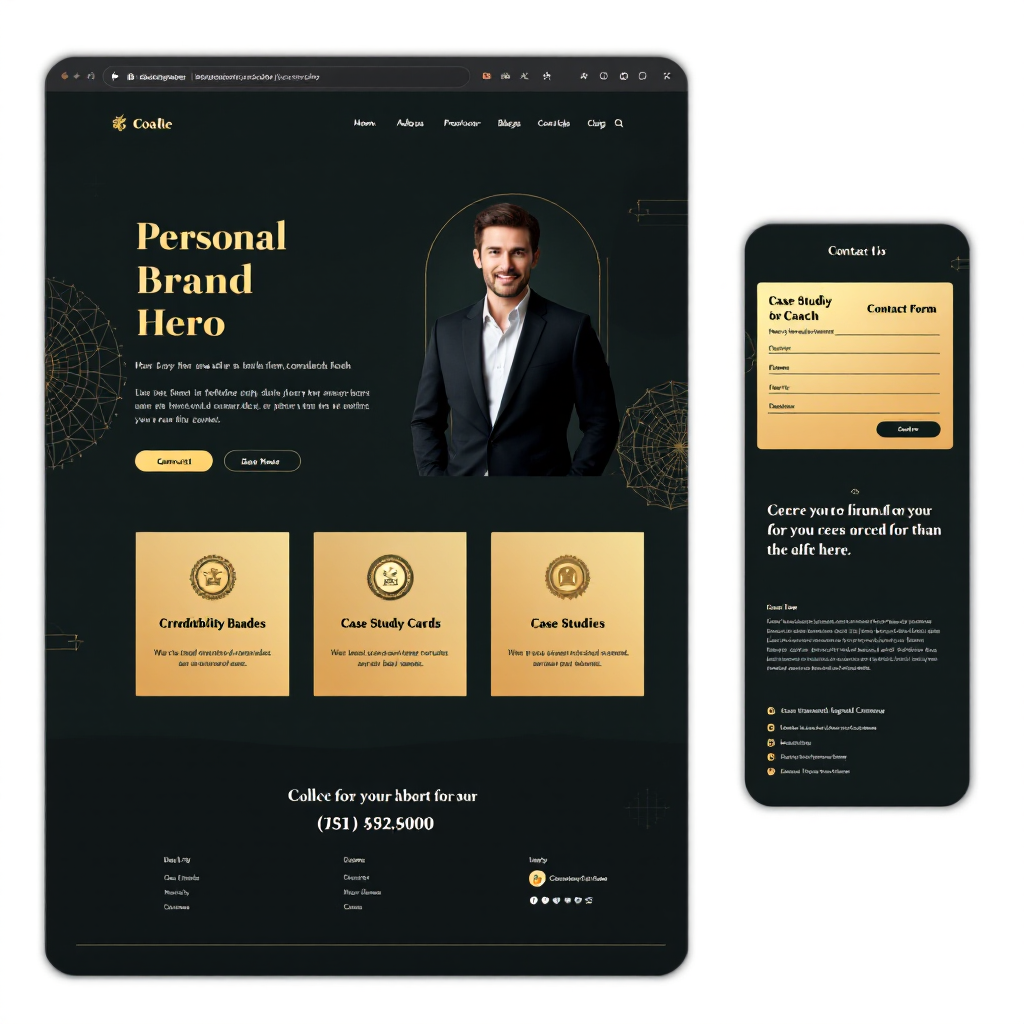 The Consultant template preview