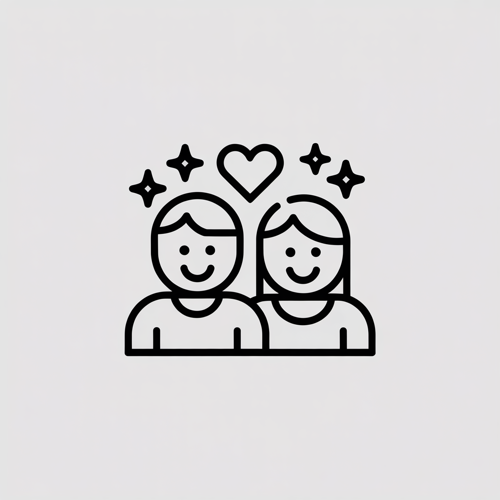 Stress-free wedding experience icon