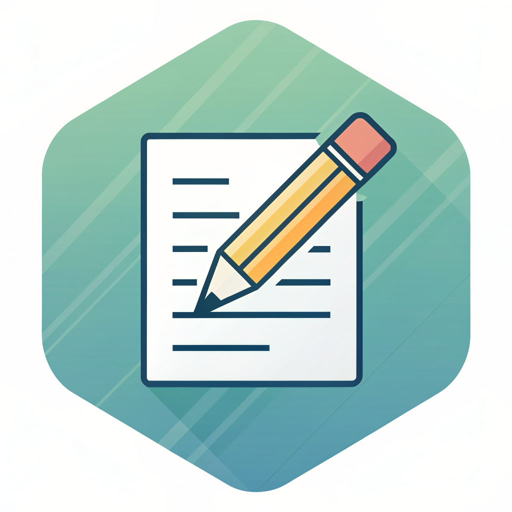 Content marketing pencil icon