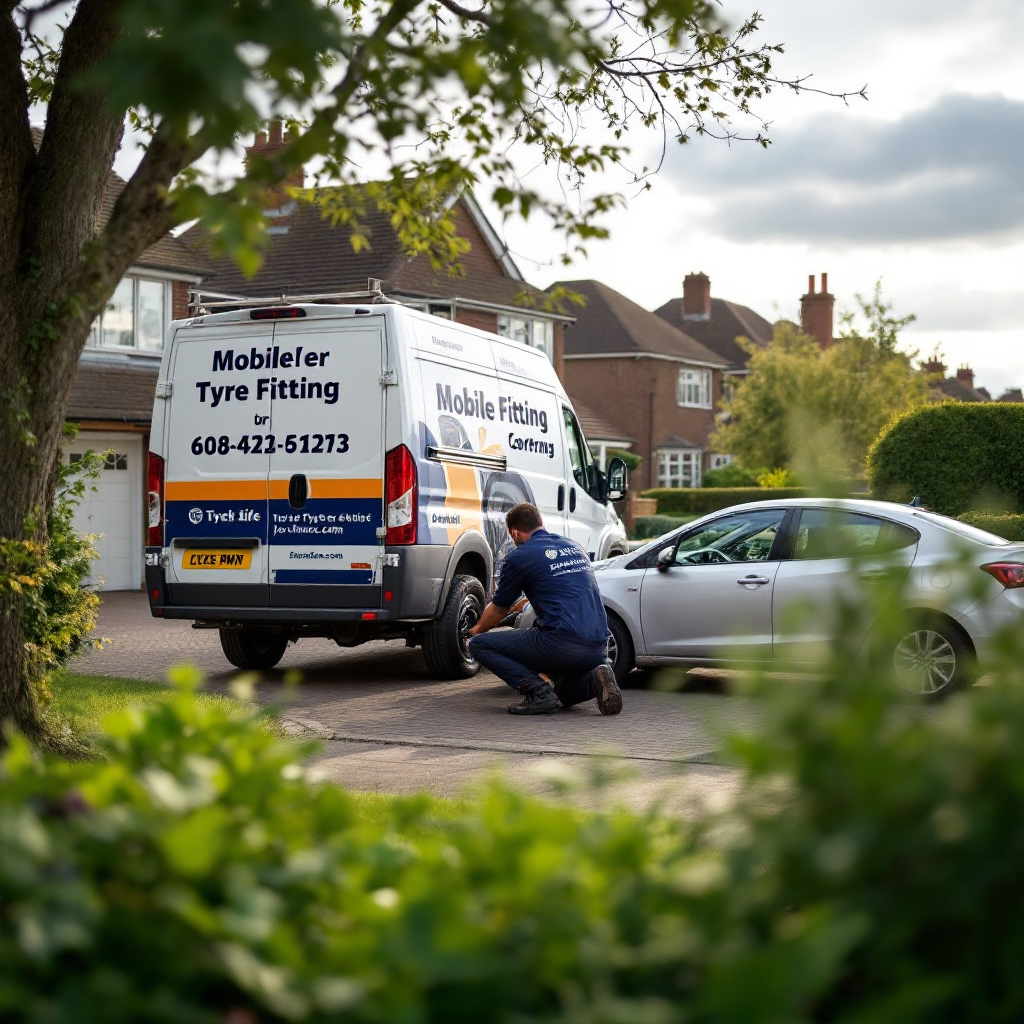 Driveway tyre fitting