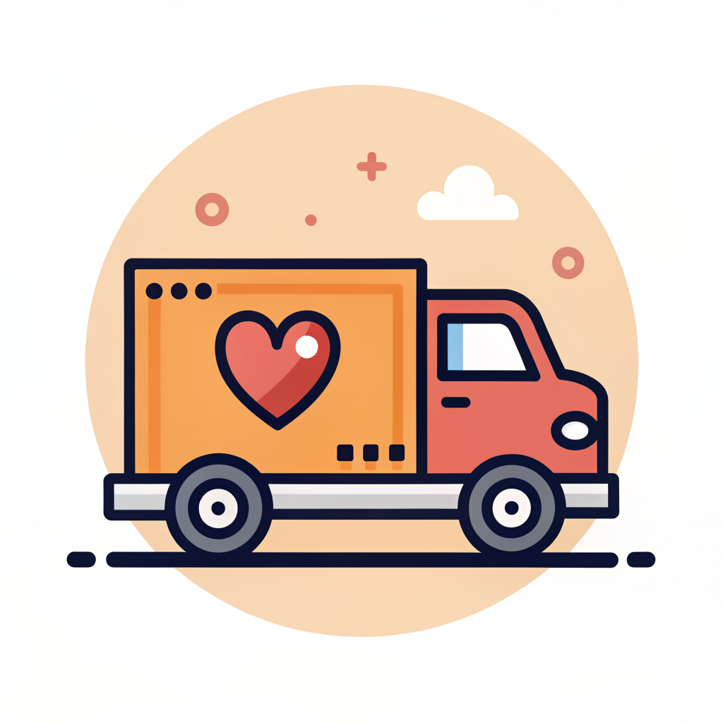 Free shipping delivery icon