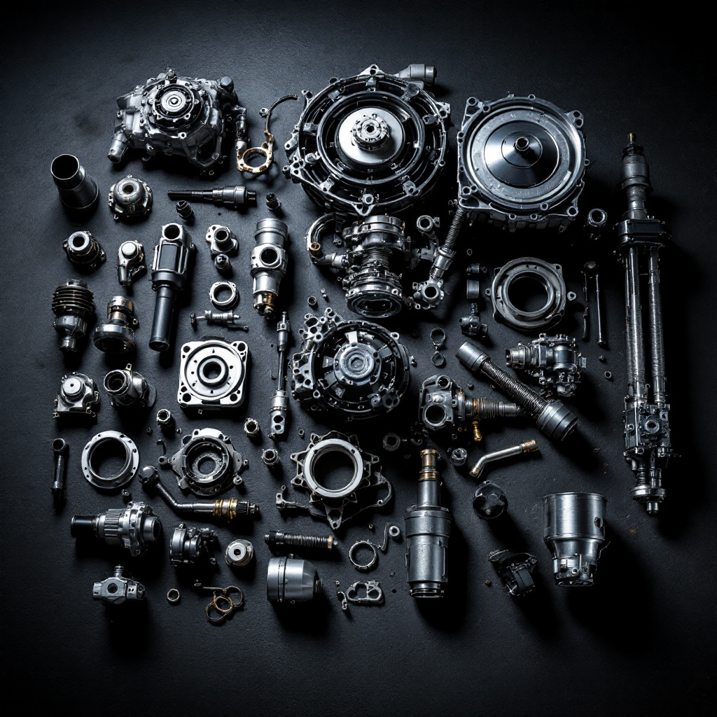 Engine parts and components available at L.Singh Mechanic Shop