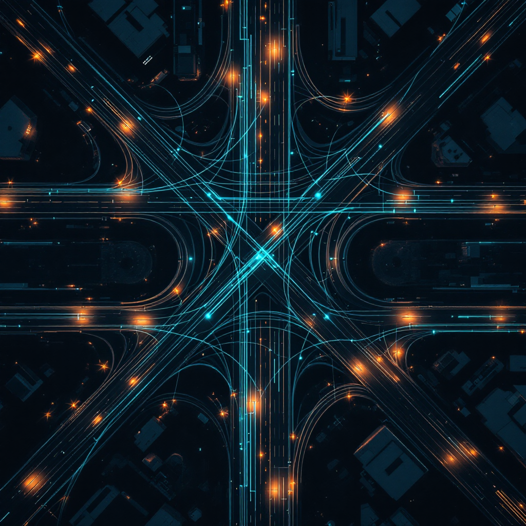 Complex intersection representing reentry transition pathways