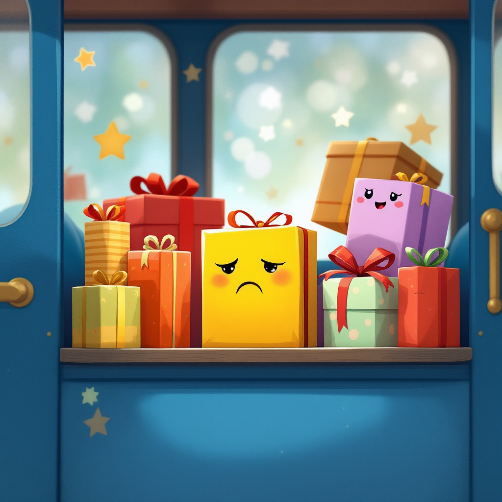 The worried yellow package