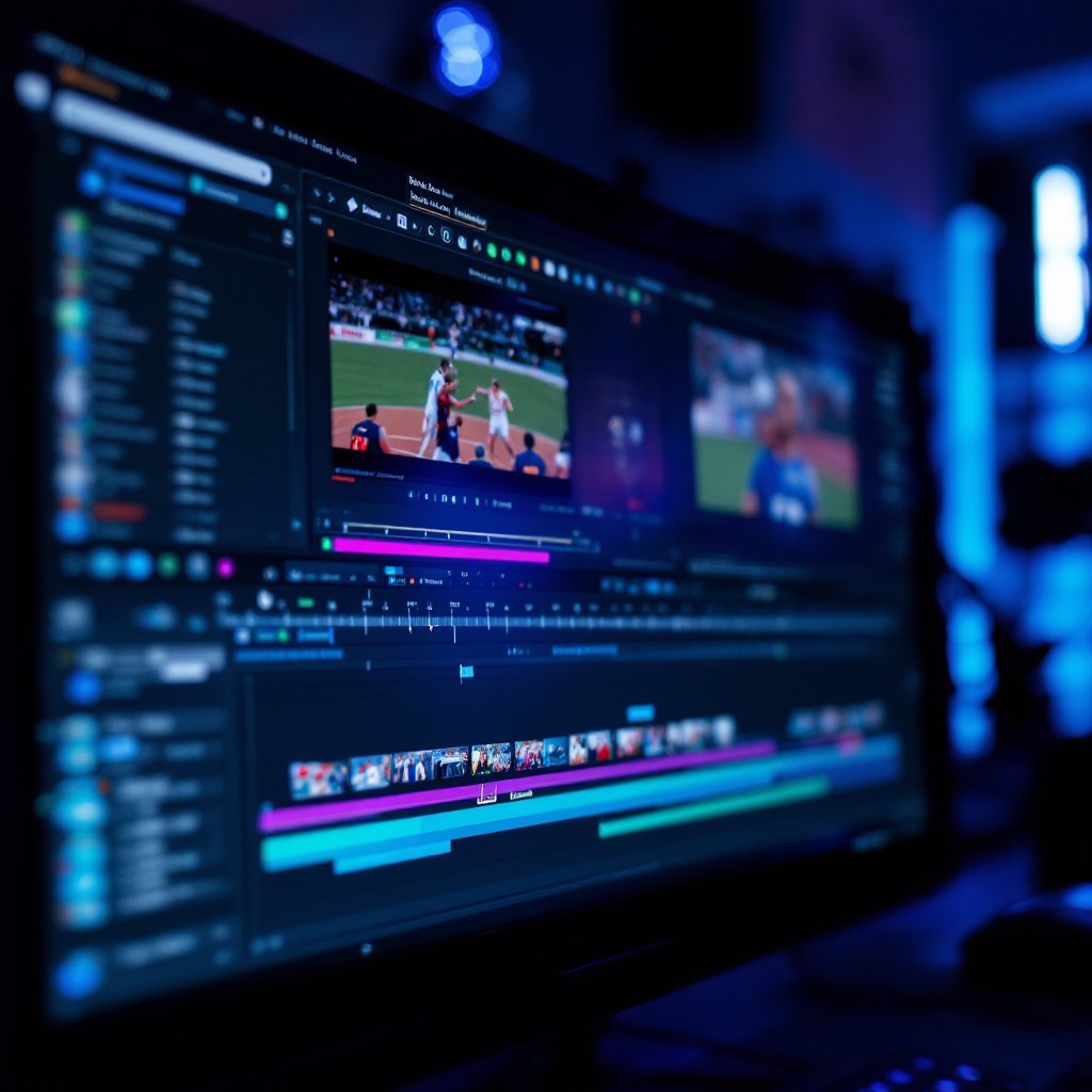 Sports content editing workflow