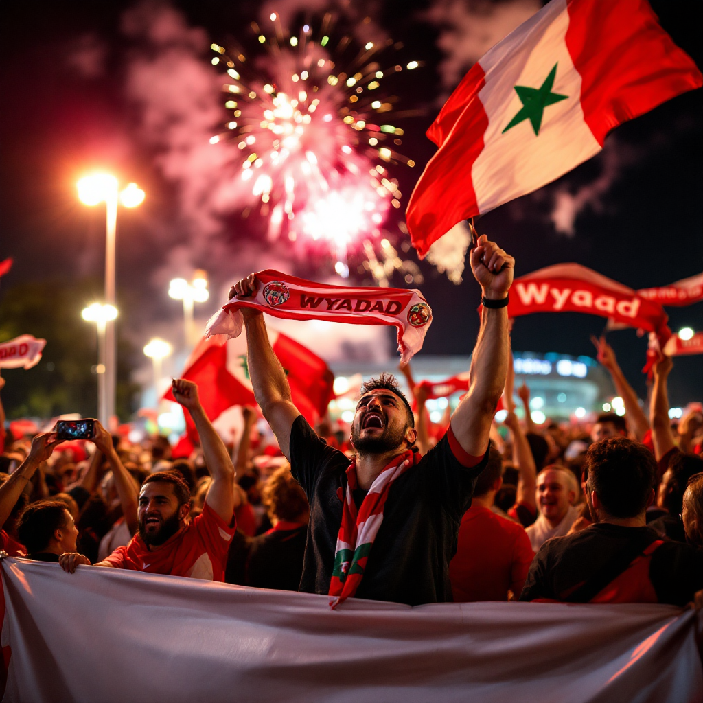 جماهير مغربية تحتفل بالقرار