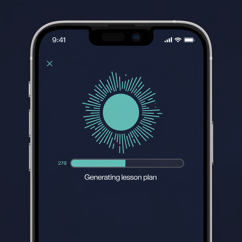 AI generates your plan